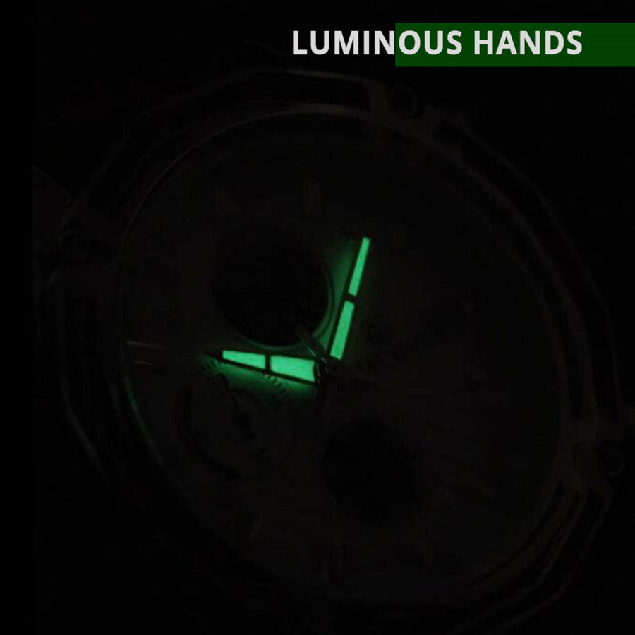 MEGIR Fashion Luxury Sport Watches Luxury Brand Waterproof Leather Chronograph Quartz Military Wristwatch Clock for Men 2015