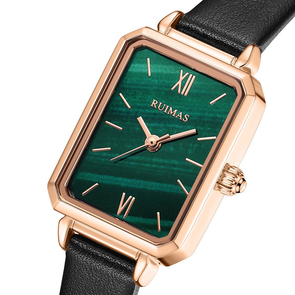 RUIMAS Luxury Ladies Watch Steel Strap Women Bracelet Clocks Leather Band Famale Wristwatch Dress Watches Reloj Mujer 329