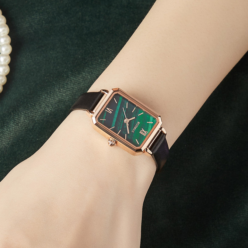 RUIMAS Luxury Ladies Watch Steel Strap Women Bracelet Clocks Leather Band Famale Wristwatch Dress Watches Reloj Mujer 329