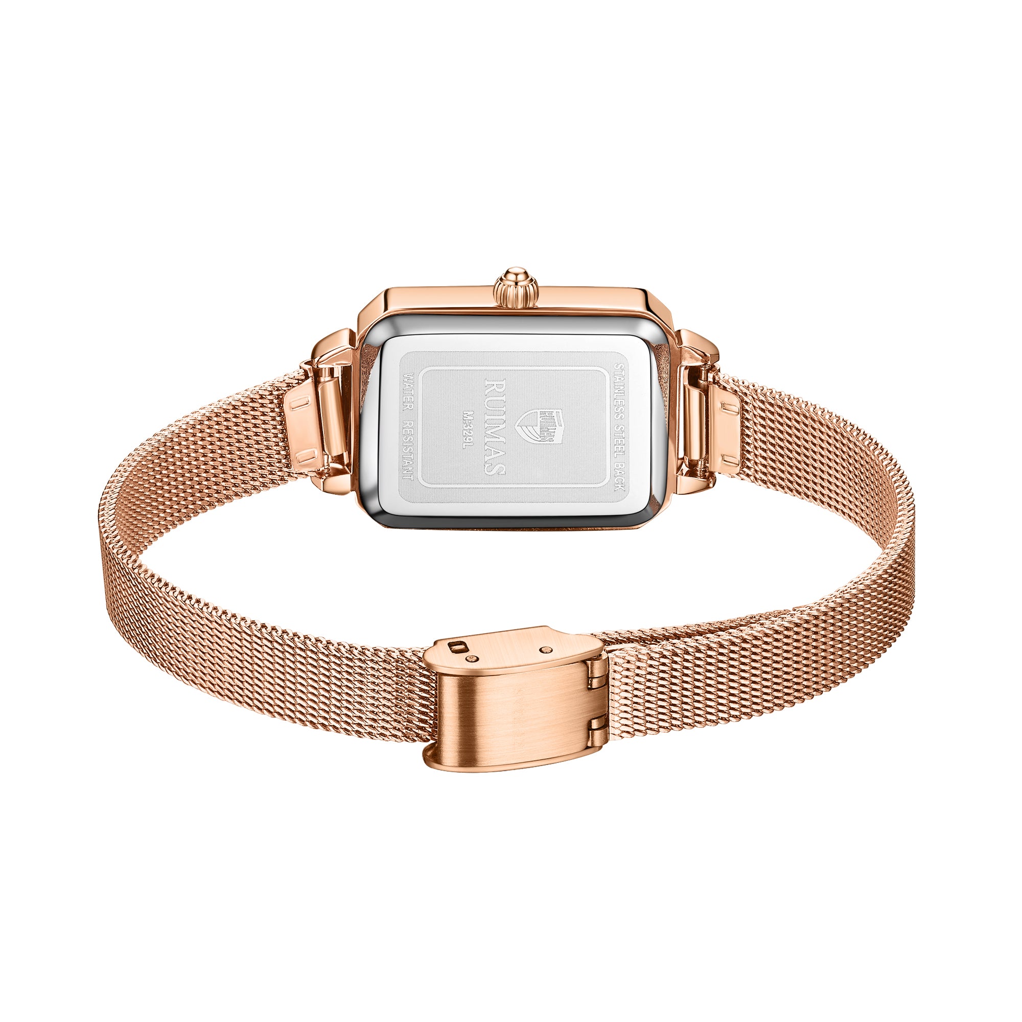 RUIMAS Luxury Ladies Watch Steel Strap Women Bracelet Clocks Leather Band Famale Wristwatch Dress Watches Reloj Mujer 329