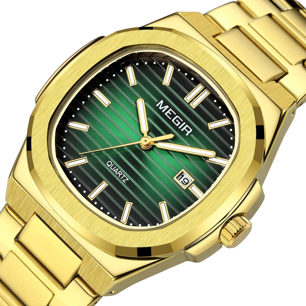 MEGIR Luxury Brand Men Business Watches Waterproof Male Clock Stainless Steel Luminous Quartz Sports Wristwatch Montre Femme 1084