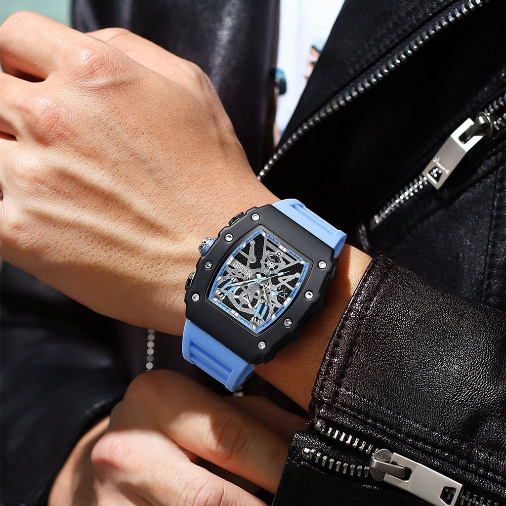 MEGIR Luxury Outdoor Sport Wristwatch for Mens Silicone Waterproof Watches Quartz Wrist Watch Male Clock Military Watch 2218