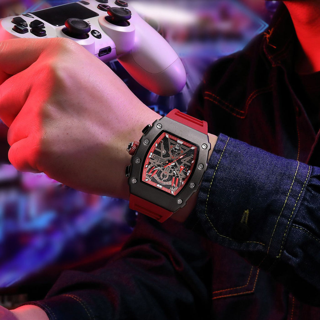 MEGIR Luxury Outdoor Sport Wristwatch for Mens Silicone Waterproof Watches Quartz Wrist Watch Male Clock Military Watch 2218