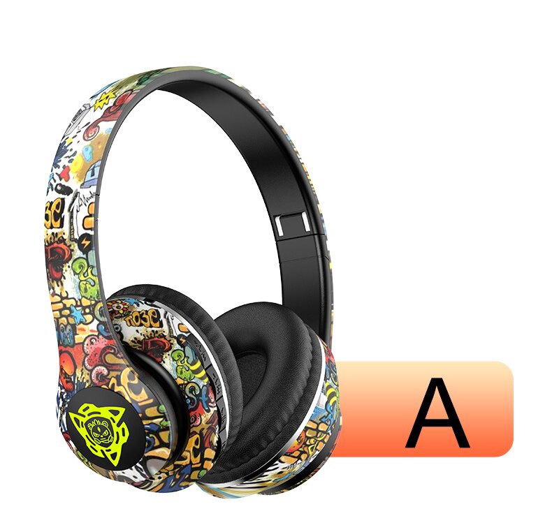 NNEDSZ Wireless Bluetooth Headphones - Stylish Over-Ear Design with Long Battery Life, Hi-Fi Sound, and Universal Compatibility (colour A)