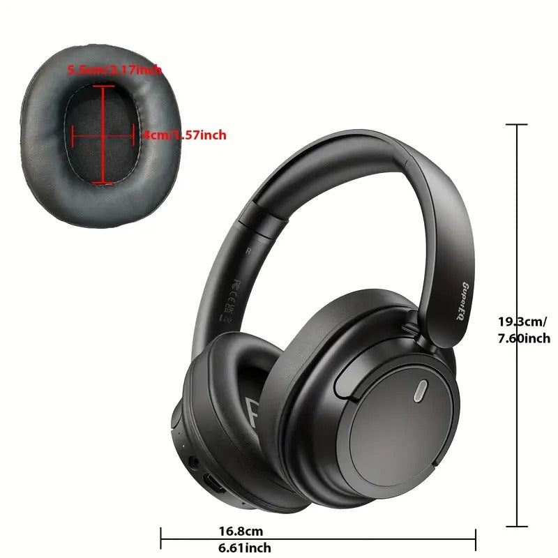 NNETM Wireless Over-Ear Headphones with Mic