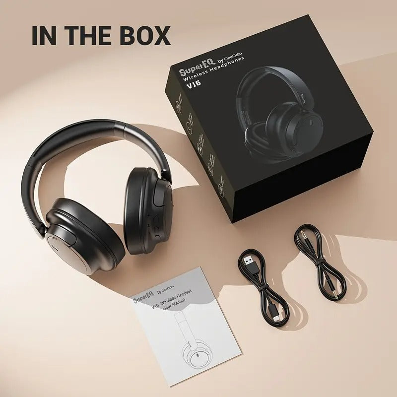 NNETM Wireless Over-Ear Headphones with Mic
